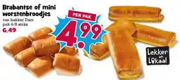 Boon`s Markt Brabantse of mini worstenbroodjes aanbieding