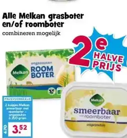 Boon`s Markt Alle Melkan grasboter en/of roomboter aanbieding