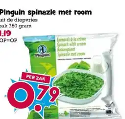 Boon`s Markt Pinguin spinazie met room aanbieding