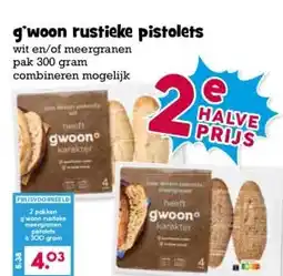 Boon`s Markt g'woon rustieke pistolets aanbieding