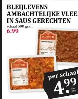 Boon`s Markt BLEIJLEVENS AMBACHTELIJKE VLEES aanbieding