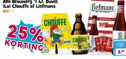 Boon`s Markt Alle Brouwerij 't IJ, Duvel, (La) Chouffe of Liefmans aanbieding