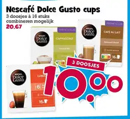 Boon`s Markt Nescafé Dolce Gusto cups aanbieding