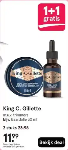 Etos King C. Gillette aanbieding