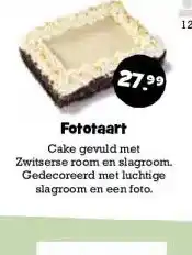 Boon`s Markt Fototaart aanbieding