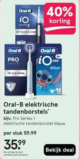 Etos Oral-B elektrische tandenborstels aanbieding