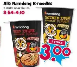 Boon`s Markt Alle Namdong K-noodles aanbieding