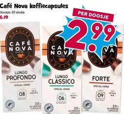 Boon`s Markt Café Nova koffiecapsules aanbieding