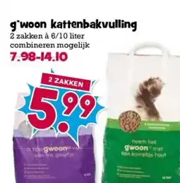 Boon`s Markt g'woon kattenbakvulling aanbieding