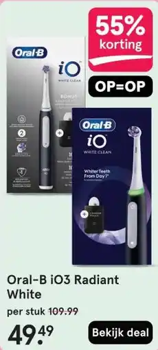 Etos Oral-B i03 Radiant White aanbieding