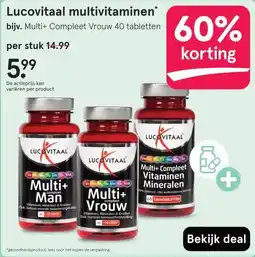 Etos Lucovitaal multivitaminen aanbieding