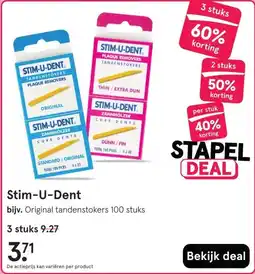Etos Stim-U-Dent aanbieding