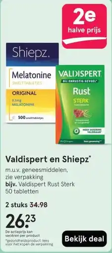 Etos Valdispert en Shiepz aanbieding