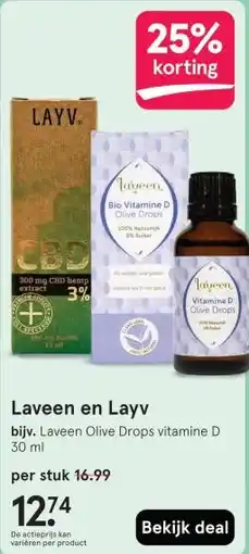 Etos Laveen en Layv aanbieding