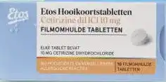 Etos Etos Hooikoortstabletten Cetirizine diHCI 10 mg aanbieding