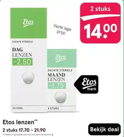 Etos Etos lenzen aanbieding