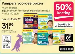 Etos Pampers voordeelboxen aanbieding