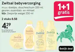 Etos Zwitsal babyverzorging aanbieding