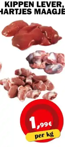 Avantage Supermarkt Kippen lever, hartjes maagjés aanbieding