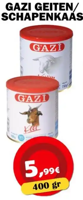 Avantage Supermarkt Gazi geiten/ schapenkaas aanbieding