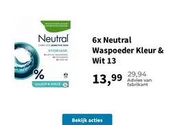 Plein.nl 6x Neutral Waspoeder Kleur & Wit 13 aanbieding