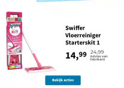 Plein.nl Swiffer Vloerreiniger Starterskit 1 aanbieding