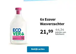 Plein.nl 6x Ecover Wasverzachter aanbieding
