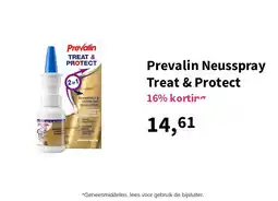 Plein.nl Prevalin Neusspray Treat & Protect aanbieding