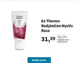 Plein.nl 6x Therme Bodylotion Mystic Rose aanbieding