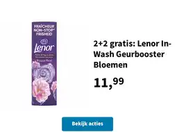 Plein.nl 2+2 gratis: Lenor In-Wash Geurbooster Bloemen aanbieding