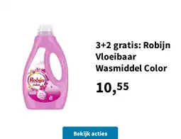 Plein.nl 3+2 gratis: Robijn Vloeibaar Wasmiddel Color aanbieding