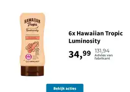Plein.nl 6x Hawaiian Tropic Luminosity aanbieding
