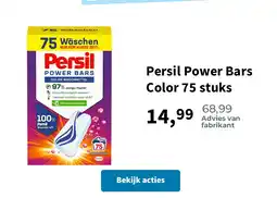 Plein.nl Persil Power Bars Color 75 stuks aanbieding