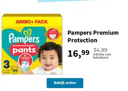 Plein.nl Pampers Premium Protection aanbieding