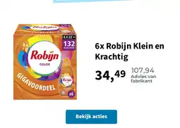 Plein.nl 6x Robijn Klein en Krachtig aanbieding