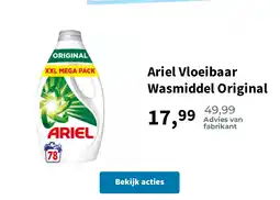 Plein.nl Ariel Vloeibaar Wasmiddel Original aanbieding