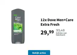 Plein.nl 12x Dove Men+Care Extra Fresh aanbieding