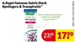 Kruidvat A.Vogel Famosan Salvia Sterk Opvliegers & Transpiratie aanbieding
