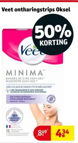Kruidvat Veet ontharingstrips Oksel aanbieding