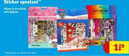 Kruidvat Sticker speelset aanbieding