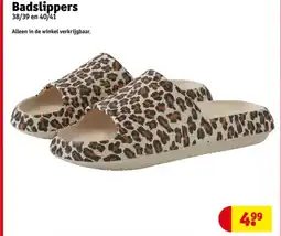 Kruidvat Badslippers aanbieding