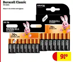 Kruidvat Duracell Classic aanbieding