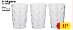 Kruidvat Drinkglazen aanbieding