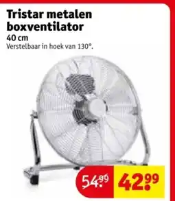 Kruidvat Tristar metalen boxventilator aanbieding