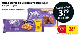 Kruidvat Milka Wafer en Cookies voordeelpak aanbieding