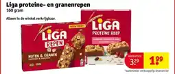 Kruidvat Liga proteine- en granenrepen aanbieding