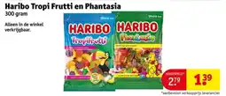 Kruidvat Haribo Tropi Frutti en Phantasia aanbieding