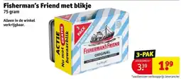 Kruidvat Fisherman's Friend met blikje aanbieding