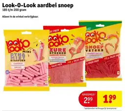 Kruidvat Look-0-Look aardbei snoep aanbieding