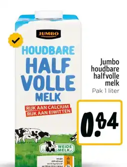Jumbo Jumbo houdbare halfvolle melk aanbieding